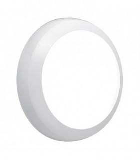 Outdoor Integrated LED Wall Gloss White & Opal 1 Light IP65