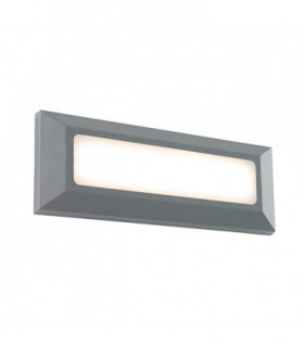 Outdoor Integrated LED Landscape Direct IP65 3W Grey Abs Plastic & Frosted Pc