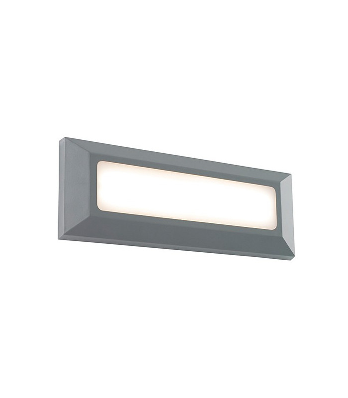 Outdoor Integrated LED Landscape Direct IP65 3W Grey Abs Plastic & Frosted Pc