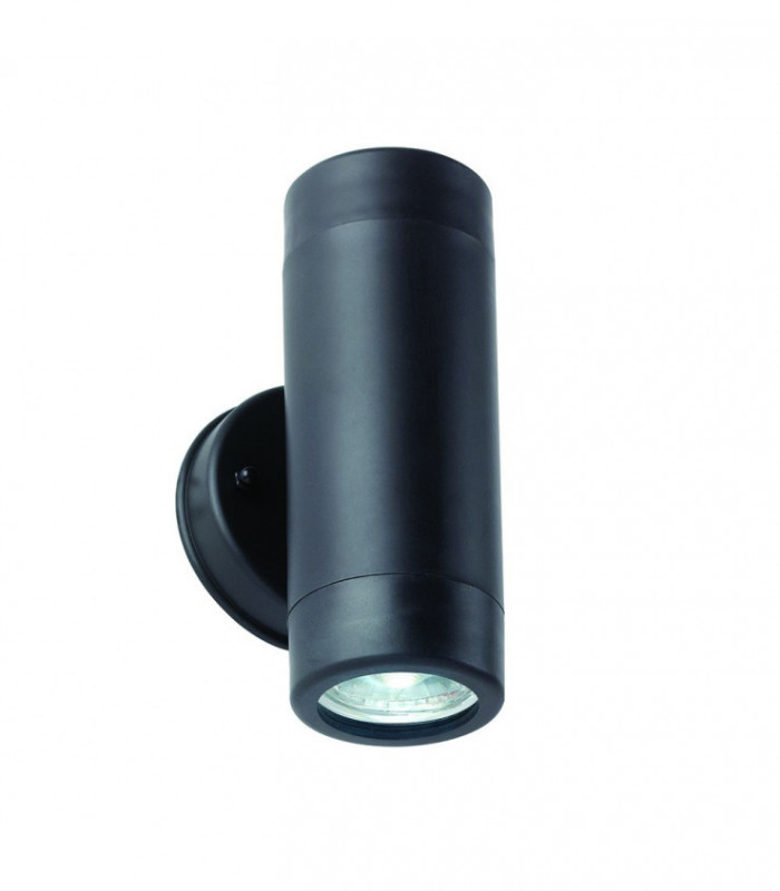 Outdoor Up Down 2 Light Wall IP44 5W Black Polypropylene