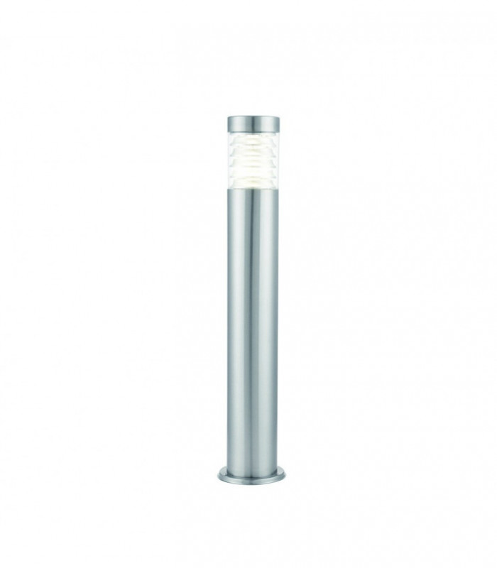 Outdoor Coastal Floor Bollard IP44 10W Marine Grade Brushed Stainless Steel