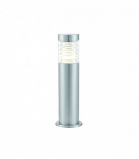 Outdoor Coastal Floor Post IP44 10W Marine Grade Brushed Stainless Steel