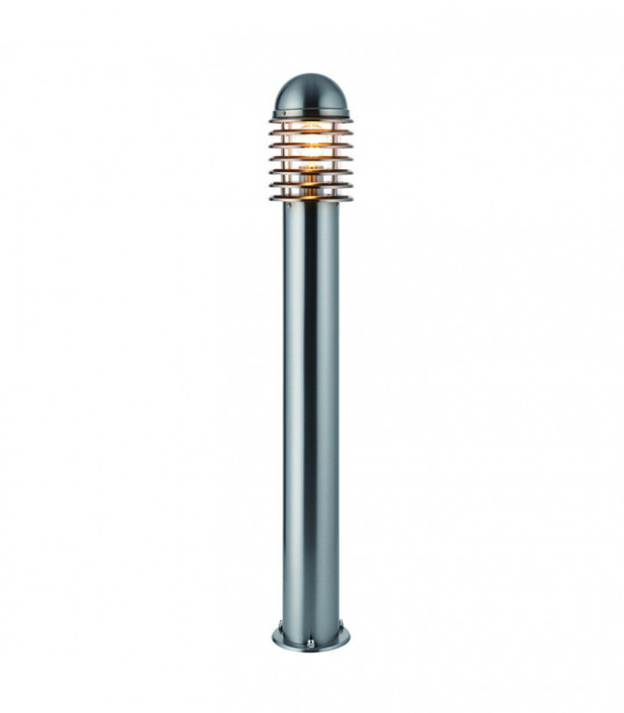 Outdoor Floor Bollard IP44 60W Polished Stainless Steel