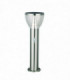 Outdoor Floor Solar Post PIR IP44 4.4W Brushed Stainless Steel