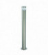 Outdoor Floor Bollard IP44 3.3W Brushed Stainless Steel