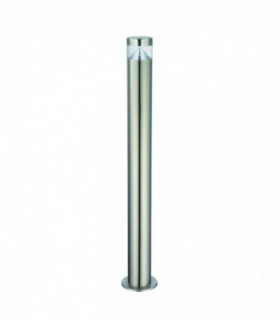 Outdoor Floor Bollard IP44 3.3W Brushed Stainless Steel