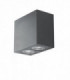 Outdoor Twin Wall Downlight Grey, IP65, GU10