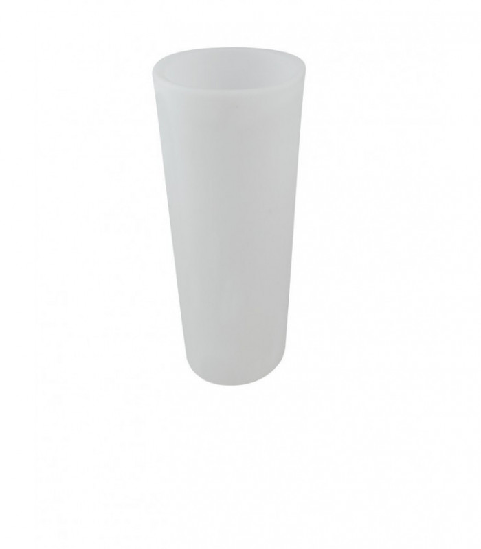 Outdoor LED RGBW Round Vase White IP65