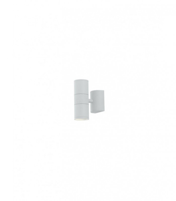 Outdoor Up Down Wall Light White IP44, GU10