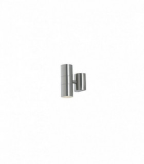 Outdoor Up Down Wall Light Steel IP44, GU10