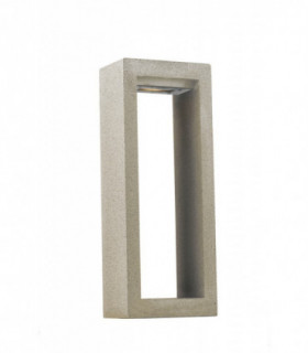 Outdoor Square Concrete Bollard IP65, R7S