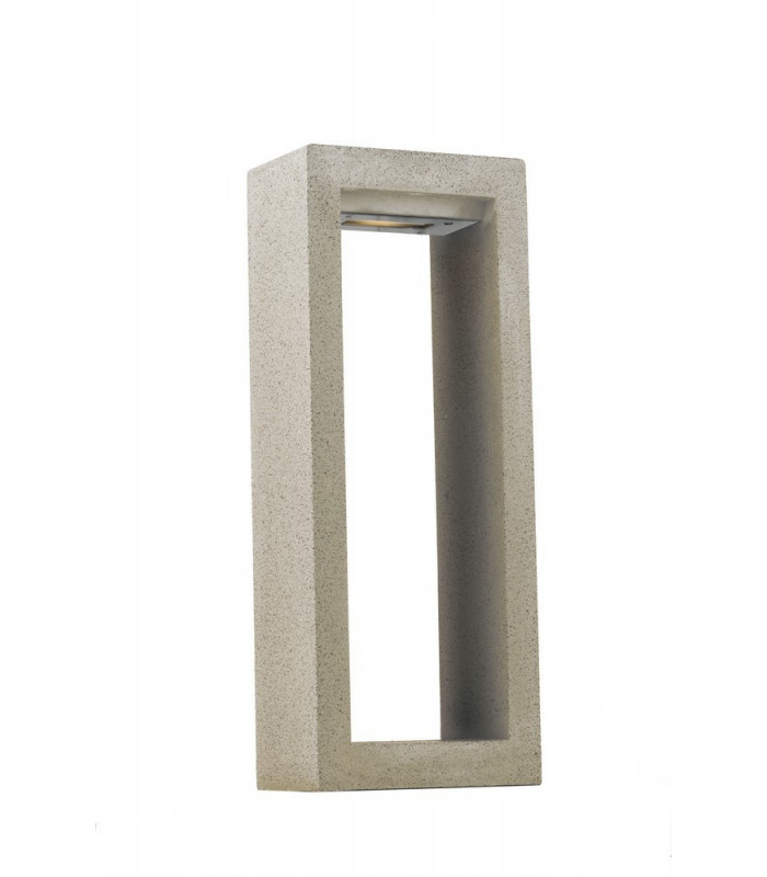 Outdoor Square Concrete Bollard IP65, R7S