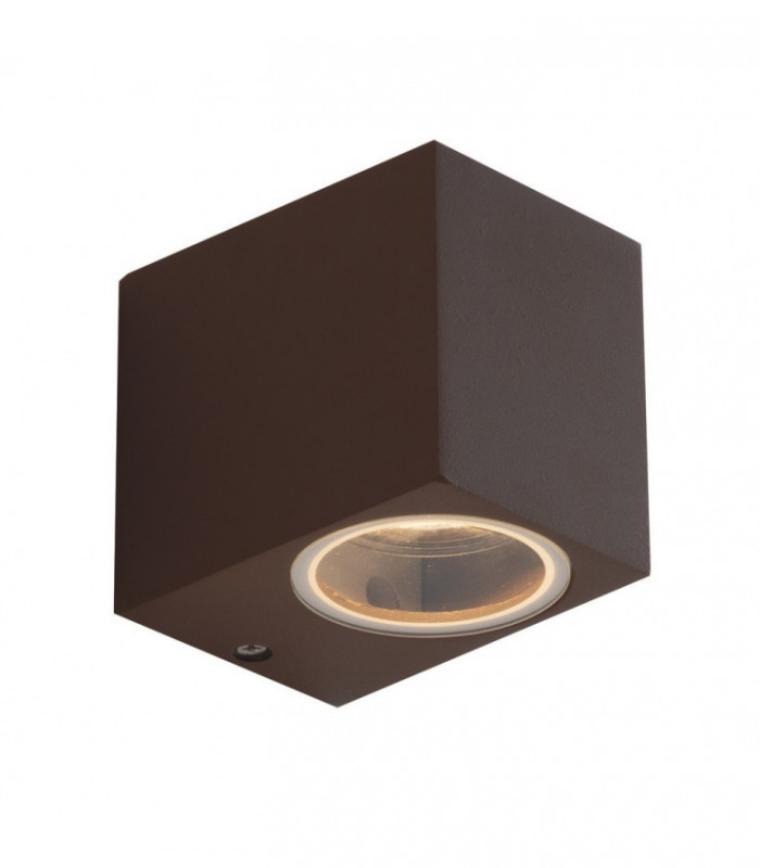 Outdoor Aluminum Down Wall Lamp, Corten, IP54, GU10