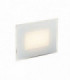 Outdoor Integrated LED Recessed Wall Light, White, IP65, 4000K