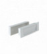 Outdoor Emergency LED Recessed Wall Light With Li-Ion Battery, White, IP40, 4000K