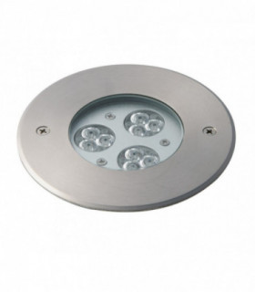 Outdoor LED Dimmable Integrated Recessed Ground Lights Rgb, Stainless Steel, IP67