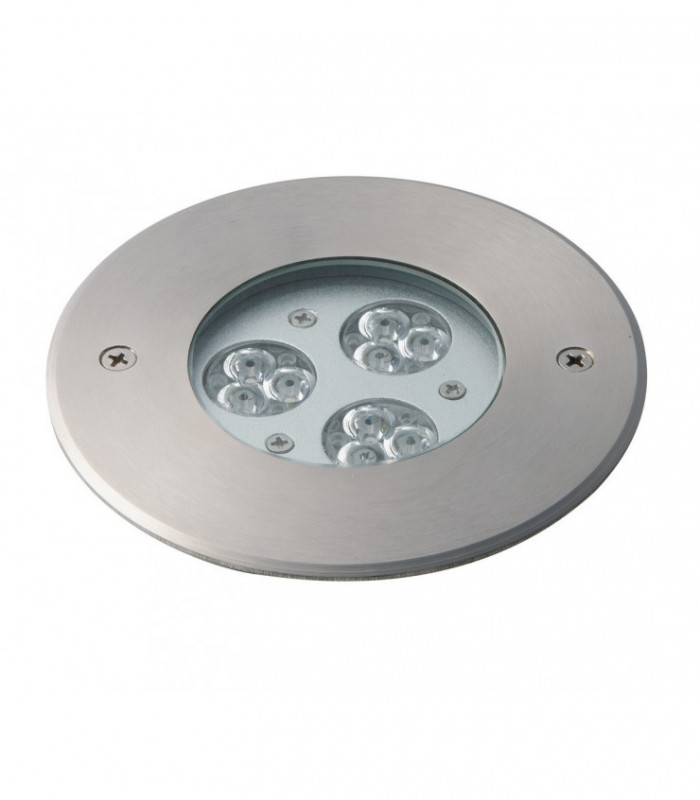 Outdoor LED Dimmable Integrated Recessed Ground Lights Rgb, Stainless Steel, IP67