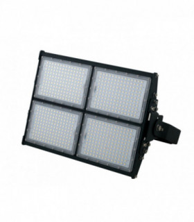 Outdoor Black Aluminum Integrated LED Flood Light, Black, IP65, 5700K