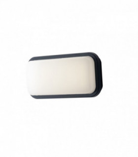Outdoor Built-In LED Flush Ceiling Lamp, Anthracite, IP65, 4000K