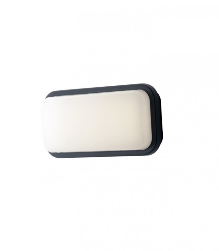 Outdoor Built-In LED Flush Ceiling Lamp, Anthracite, IP65, 4000K
