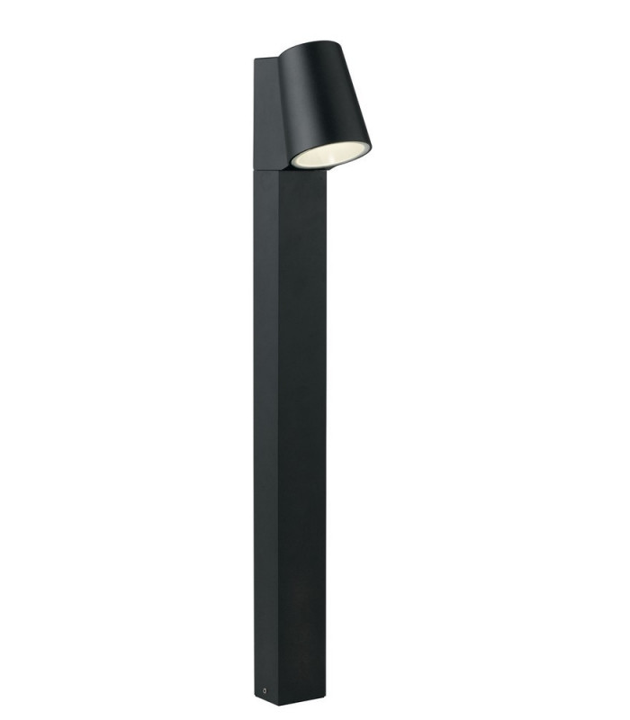 Outdoor Integrated LED Aluminum Bollard, Black, IP44, 4000K
