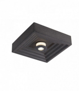 Outdoor Integrated LED Concrete Surface Mounted Ceiling Lamp, Grey, IP44, 4000K