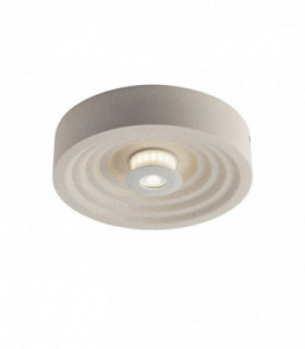 Outdoor Integrated LED Concrete Surface Mounted Ceiling Lamp, White, IP44, 4000K