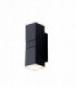 Outdoor LED Up Down Wall Lamp, Cct Smart Wi-Fi Function, Compatible With Devices, Voice Control, Anthracite, IP54
