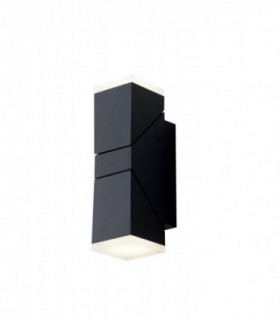 Outdoor LED Up Down Wall Lamp, Cct Smart Wi-Fi Function, Compatible With Devices, Voice Control, Anthracite, IP54