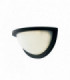 Outdoor LED Aluminum Flush Wall Light, Black, IP54, 4000K