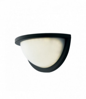 Outdoor LED Aluminum Flush Wall Light, Black, IP54, 4000K