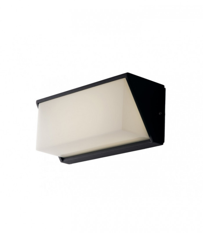 Outdoor LED Aluminum Flush Wall Light, Anthracite, IP54, 4000K
