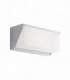 Outdoor LED Aluminum Flush Wall Light, White, IP54, 4000K