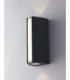 Outdoor LED Aluminum Up Down Wall Lamp, Anthracite, IP54, 4000K