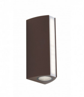 Outdoor LED Aluminum Up Down Wall Lamp, Bronze, IP54, 4000K