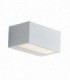 Outdoor Integrated LED Up Down Wall Light, White, Transparent, IP54, 4000K