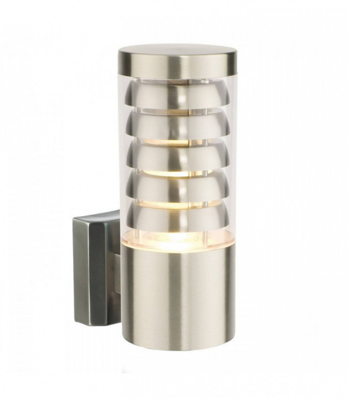 1 Light Outdoor Wall Light Stainless Steel, Polycarbonate IP44, E27