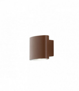 Outdoor Integrated LED Up Down Wall Light, Corten, IP44, 4000K