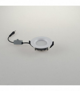 Outdoor LED Recessed Downlight With Adjustment For Kelvin, Matt White, IP40, 3000- 4000-6000K
