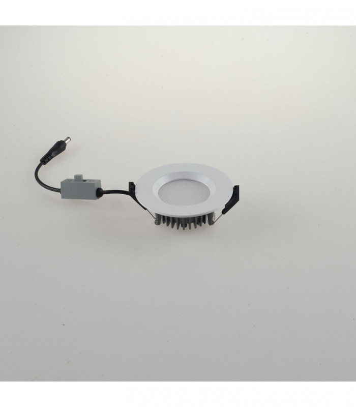 Outdoor LED Recessed Downlight With Adjustment For Kelvin, Matt White, IP40, 3000- 4000-6000K