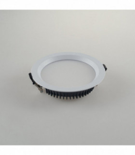 Outdoor LED Recessed Downlight With Adjustment For Kelvin, Matt White, IP40, 3000- 4000-6000K