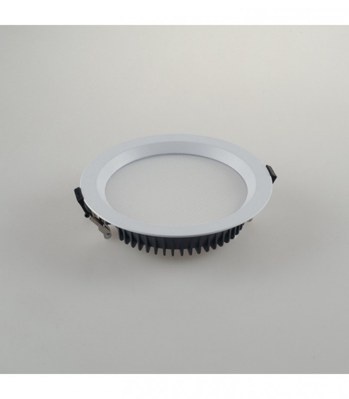 Outdoor LED Recessed Downlight With Adjustment For Kelvin, Matt White, IP40, 3000- 4000-6000K