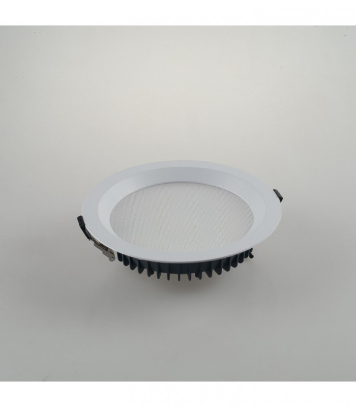 Outdoor LED Recessed Downlight With Adjustment For Kelvin, Matt White, IP40, 3000- 4000-6000K
