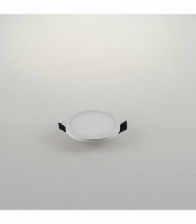 Outdoor Recessed Downlight With Surface Mount Edge, Matt White, IP40, 4000K