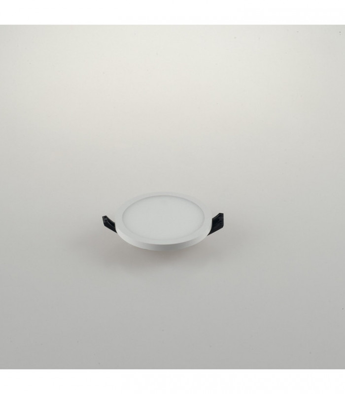 Outdoor Recessed Downlight With Surface Mount Edge, Matt White, IP40, 4000K