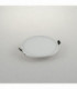 Outdoor Recessed Downlight With Surface Mount Edge, Matt White, IP40, 4000K