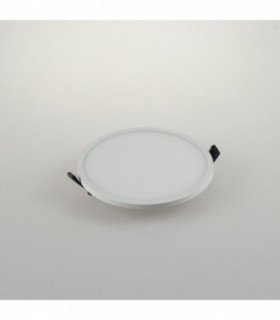Outdoor Recessed Downlight With Surface Mount Edge, Matt White, IP40, 4000K