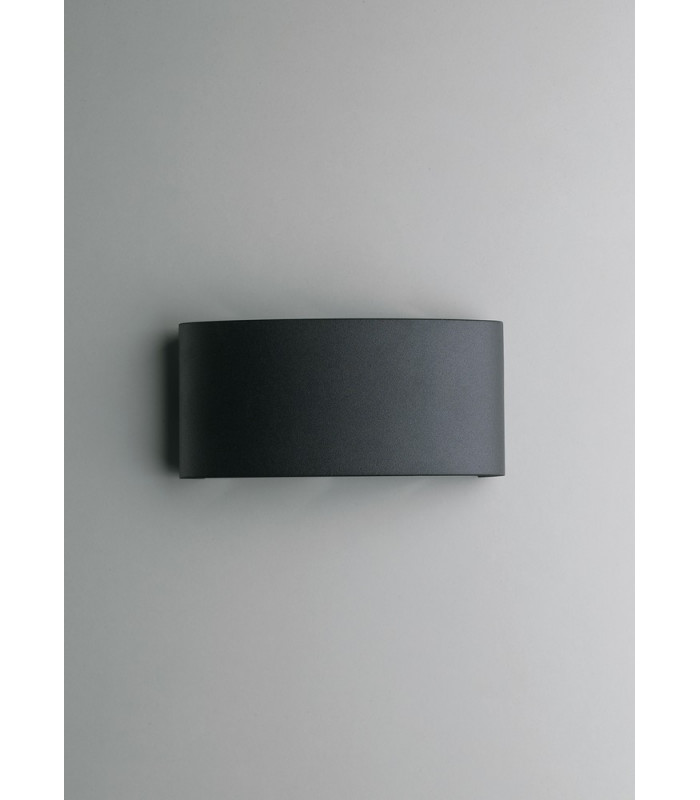 Outdoor Integrated LED Flush Wall Light, Antracite, IP54, 4000K