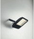 Outdoor Built-In LED Flood Lamp Black With Tempered Glass Diffuser, Black, IP65, 4000K