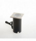 Outdoor LED Recessed Ground And Wall Recessed Light, Nickel Finish, IP67, Rgb+4000K